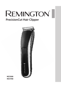 Bruksanvisning Remington HC5700 Precision Cut Hårklippare