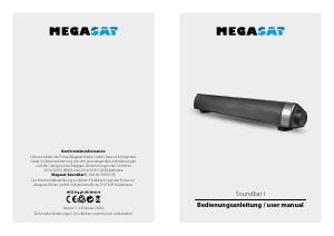 Handleiding Megasat Soundbar I Luidspreker