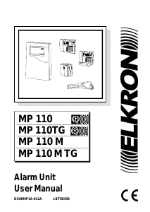 Manual Elkron MP 110 M Alarm System