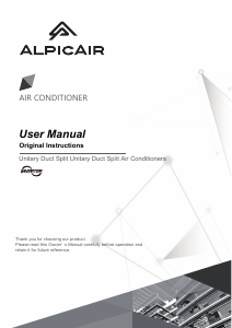 Manual AlpicAir ATMI-26HRDC1 Air Conditioner