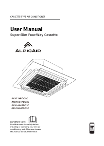 Handleiding AlpicAir ACI-105HPDC3C Airconditioner