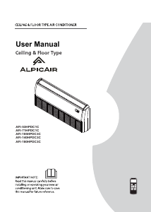 Manual AlpicAir AFI-105HPDC3C Air Conditioner