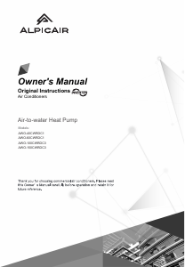 Manual AlpicAir AWO-60CWRDC1 Air Conditioner