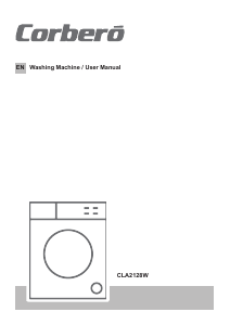 Handleiding Corberó CLA 2128 W Wasmachine