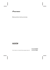 Manual de uso Pioneer PLE24HMN2 Televisor de LED