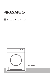 Manual de uso James SEV 10.5BC Secadora