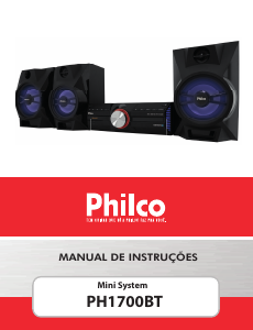 Manual Philco PH1700BT Aparelho de som