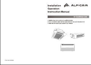 Handleiding AlpicAir AFI-71AHPDC1D Airconditioner