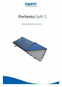 Bruksanvisning Parir PreVento Soft 2 Luftmadrass