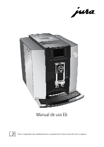Manual de uso Jura E6 Máquina de café