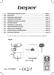 Handleiding Beper P101FRI001 Friteuse