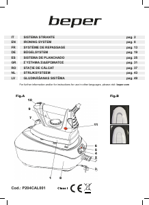 Bedienungsanleitung Beper P204CAL001 Bügeleisen