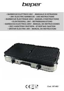 Manual Beper BT.402 Grătar de masă