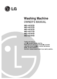 Manual LG WD-14379TD Washing Machine