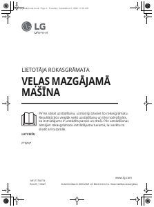 Прирачник LG F2WN4S6N0 Машина за перење алишта