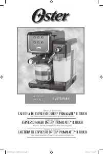 Manual Oster BVSTEM6801 Coffee Machine
