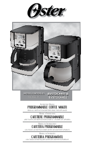 Manual Oster BVSTDC4402 Coffee Machine
