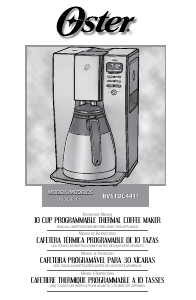 Manual de uso Oster BVSTDC4411 Máquina de café