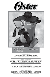Manual Oster BVSTEM4188 Máquina de café expresso