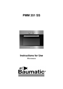 Handleiding Baumatic PMM351SS Magnetron