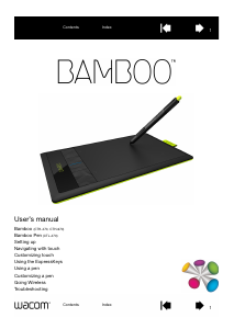 Bruksanvisning Wacom Bamboo Ritplatta