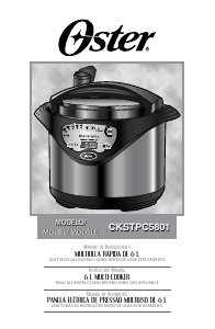 Manual de uso Oster CKSTPC5801 Olla multi-cocción