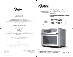 Manual Oster TSSTTVDAF1 Oven