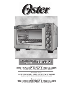 Manual Oster TSSTTVDFL1 Forno