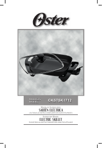 Manual de uso Oster CKSTSK1712 Sartén