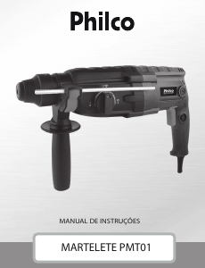 Manual Philco PMT01 Berbequim de percussão
