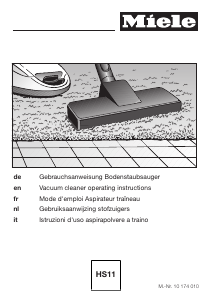 Bedienungsanleitung Miele SFBE1 Complete C2 Cat-Dog PowerLine Staubsauger