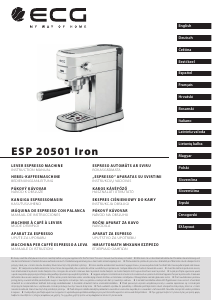 Mode d’emploi ECG ESP 20501 Iron Machine à expresso