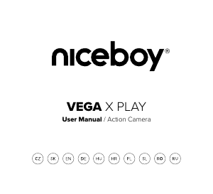 Manuál Niceboy VEGA X Play Akční kamera