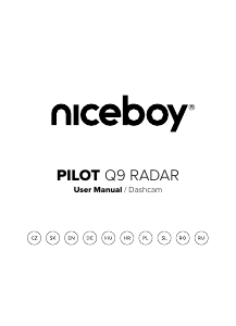 Руководство Niceboy PILOT Q9 Radar Экшн-камера