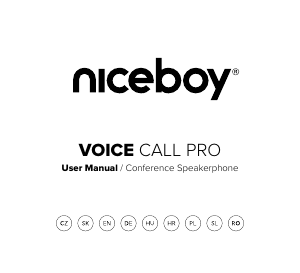 Instrukcja Niceboy VOICE Call PRO Telefon konferencyjny