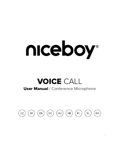Manual Niceboy VOICE Call Telefon conferință