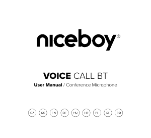 Használati útmutató Niceboy VOICE Call BT Konferenciatelefon