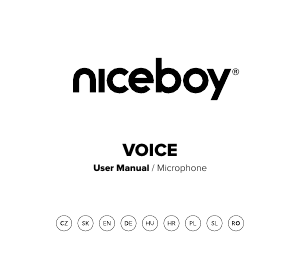 Használati útmutató Niceboy VOICE Mikrofon