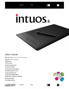 Handleiding Wacom Intuos5 Touch Tekentablet