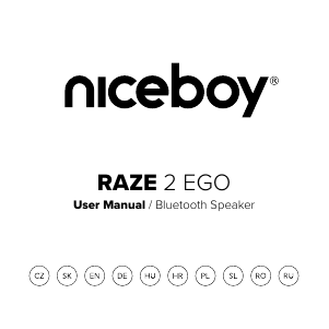 Használati útmutató Niceboy RAZE 2 Ego Hangszóró