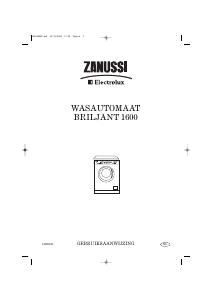 Handleiding Zanussi-Electrolux BRILJANT 1600 Wasmachine