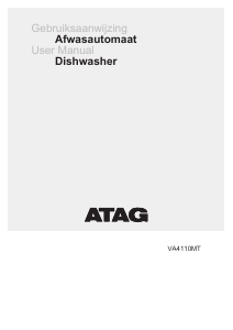 Manual ATAG VA4110MT Dishwasher