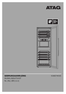 Handleiding ATAG KA8074K3C Koelkast