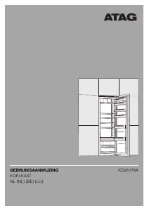 Handleiding ATAG KD26178A Koelkast