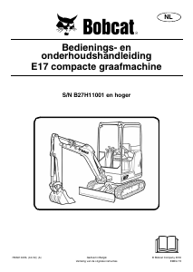 Handleiding Bobcat E17 Graafmachine