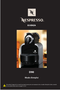 Mode d’emploi Nespresso D90 Machine à expresso