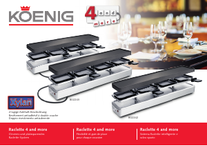 Mode d’emploi Koenig B02242 Gril raclette