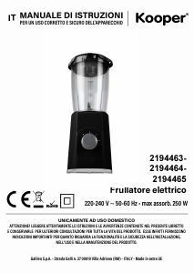 Manual Kooper 2194464 Blender