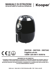 Handleiding Kooper 5907539 Friteuse