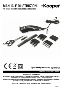 Manuale Kooper 2195953 Tagliacapelli